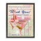 Stupell Industries Retro Vintage Restaurant Check Floating Frame Design by Lil' Rue